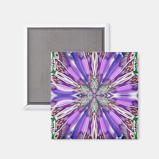 Yin-Yang-Blume Magnet (Vorderseite/Rückseite)