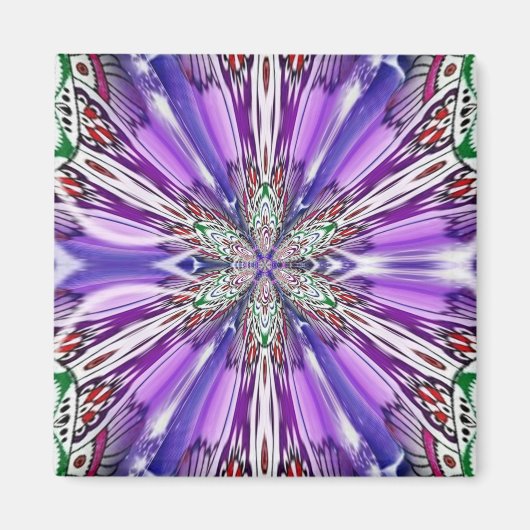 Yin-Yang-Blume Magnet (Vorne)