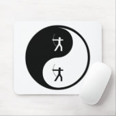 Yin Yang Bogenschießen Mousepad (Mit Mouse)