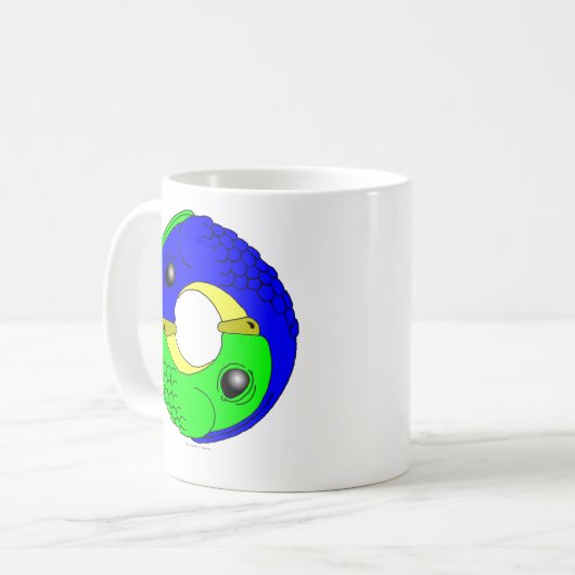 Yin Yang Boids I Kaffeetasse (Vorderseite Links)