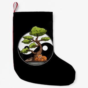 Yin Yang Bonsai Tao Taoismus Spirituosen Meditat Kleiner Weihnachtsstrumpf