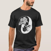 Yin Yang Bonsai Tree Japanisch Buddhist Zen T-Shirt (Vorderseite)