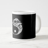 Yin Yang Bonsai Tree Japanischer Buddhist Zen Jumbo-Tasse (Vorderseite Rechts)