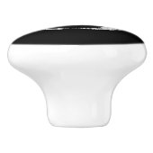 Yin Yang Bonsai Tree Japanischer Buddhist Zen Keramikknauf (Seitenansicht)