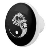 Yin Yang Bonsai Tree Japanischer Buddhist Zen Keramikknauf (Rechts)