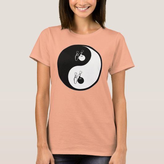 Yin Yang Bowling T-Shirt (Vorderseite)