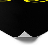 Yin Yang Braided Sun Poster (Ecke)