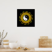 Yin Yang Braided Sun Poster (Küche)