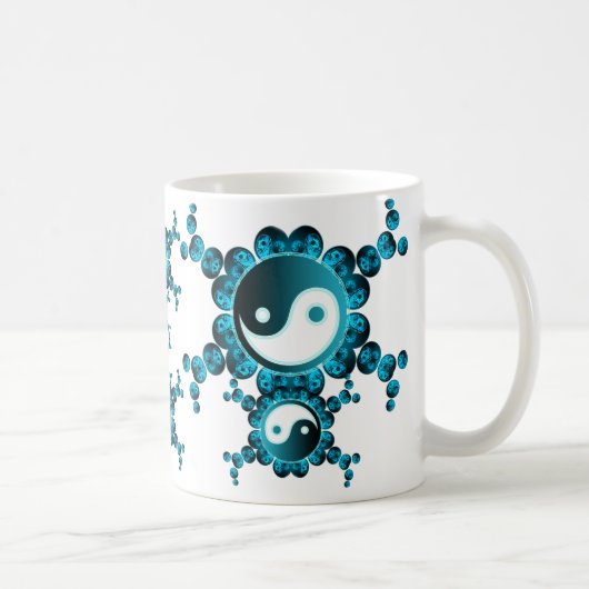 Yin Yang Bubbles Tasse (Rechts)
