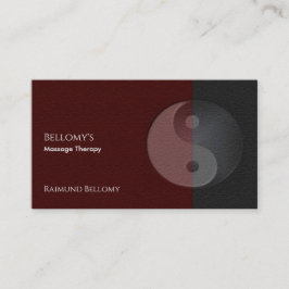 Yin Yang Business Card Visitenkarte