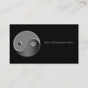 Yin Yang Business Cards Visitenkarte