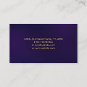 Yin Yang Butterfly - Gleichgewicht im Flug Visitenkarte (Rückseite)