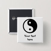 Yin Yang Button (Vorne & Hinten)