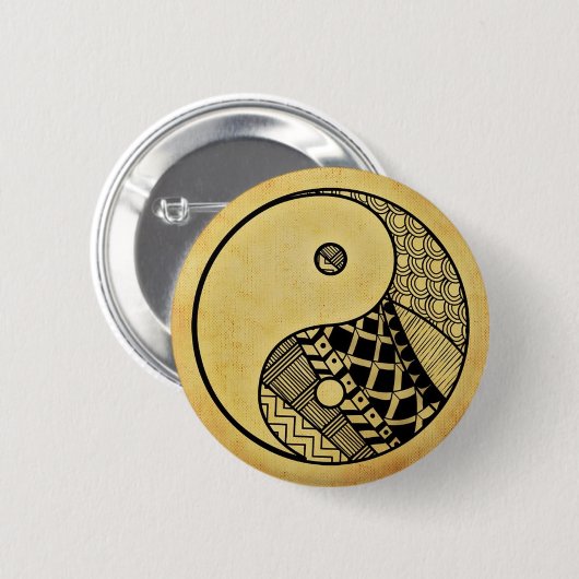 Yin Yang Button (Vorne & Hinten)