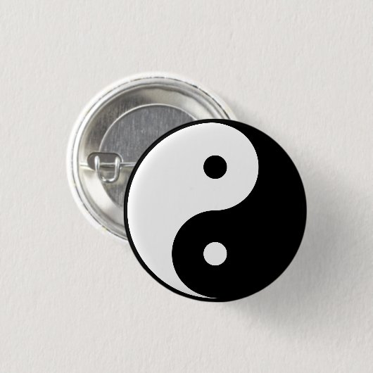 "YIN YANG " BUTTON (Vorne & Hinten)