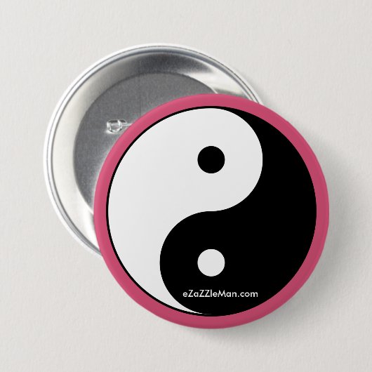 YIN YANG BUTTON - ES IST AUCH KÖNNLICH! (Vorne & Hinten)
