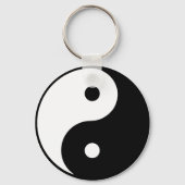 Yin Yang Button Schlüsselanhänger (Vorderseite)