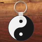 Yin Yang Button Schlüsselanhänger (Vorderseite)