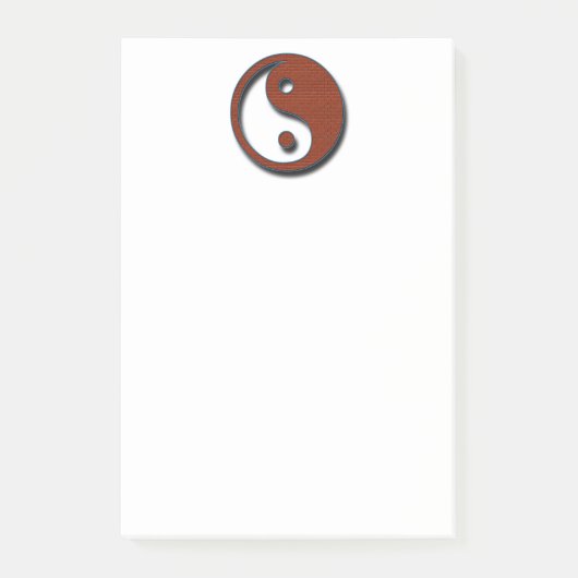 Yin Yang by Shirley Taylor Post-it Klebezettel (Vorderseite)