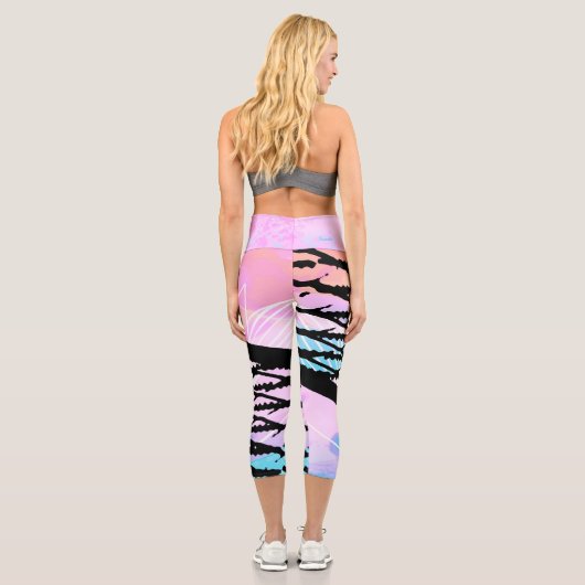 Yin Yang Capri Leggings (Rückseite)