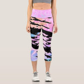 Yin Yang Capri Leggings (Vorderseite)