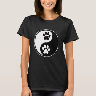 Yin Yang Cat Paw für Frauen und Männer - Yin Yang T-Shirt