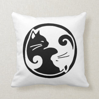 Yin Yang Cats 16x16" Kopfkissen Kissen