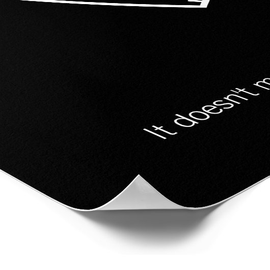 Yin & Yang Cats Poster (Englisch) (Ecke)