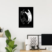 Yin & Yang Cats Poster (Englisch) (Heimbüro)
