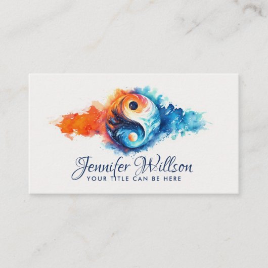 Yin Yang - Celestial Equilibrium Visitenkarte (Vorderseite)