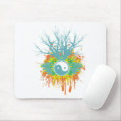 Yin Yang Chaos Mousepad (Mit Mouse)