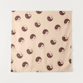 Yin Yang China Hand Drawn Wandteppich (Vorderseite (Horizontal))