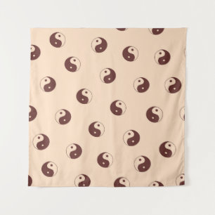 Yin Yang China Hand Drawn Wandteppich