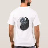 Yin Yang Chinese Dragon Long Sleeve T - Shirt (Rückseite)