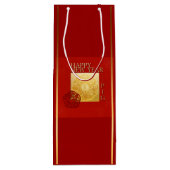 Yin Yang chinesische Wein-Geschenktasche des Geschenktüte Für Weinflaschen (Rückseite)