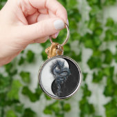 Yin Yang chinesischer Drache-großer Schlüsselring Schlüsselanhänger (Hand)