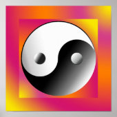 Yin Yang Chinesisches Symbol Poster (Vorne)