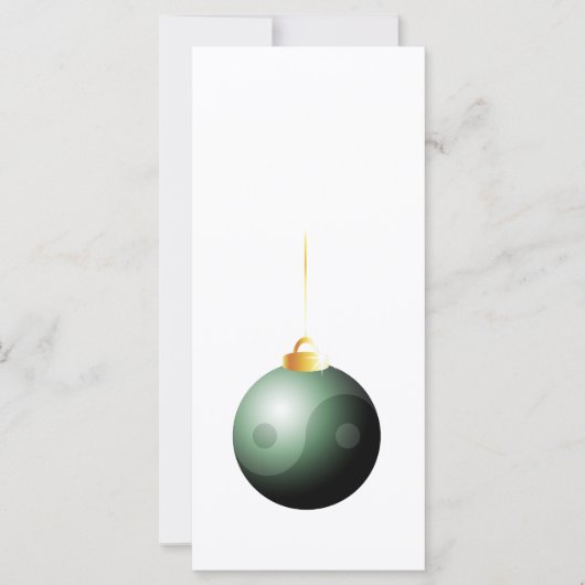 Yin Yang Christmas Ball (Vorderseite)