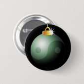 Yin Yang Christmas Ball Button (Vorne & Hinten)