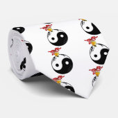 Yin & Yang Christmas Ball Krawatte (Gerollt)