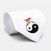 Yin & Yang Christmas Ball Krawatte (Gerollt)