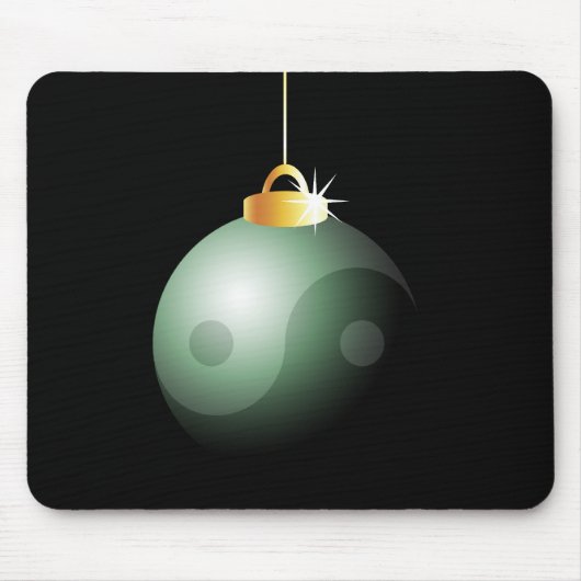 Yin Yang Christmas Ball Mousepad (Vorne)