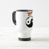 Yin & Yang Christmas Ball Reisebecher (Vorderseite Links)