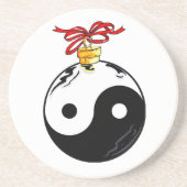 Yin & Yang Christmas Ornament Untersetzer (Vorne)
