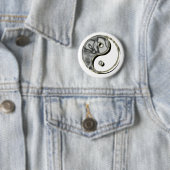 Yin Yang Chrom Button (Beispiel)