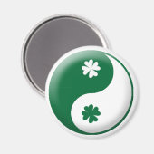 Yin ・ Yang Clover Magnet (Vorderseite/Rückseite)