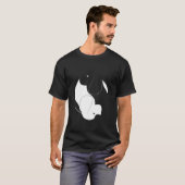 Yin Yang Cocker Spaniel Funny Dog Symbol Zen T- T-Shirt (Vorne ganz)