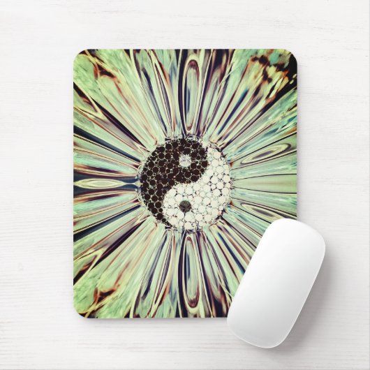 Yin Yang Color Splash Mousepad (Mit Mouse)