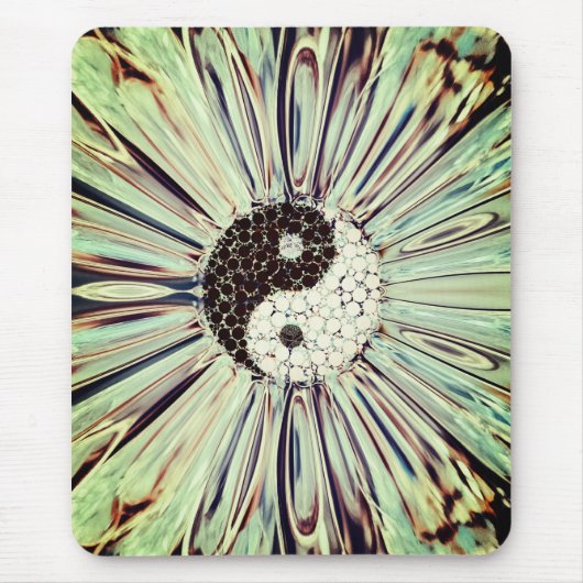 Yin Yang Color Splash Mousepad (Vorne)