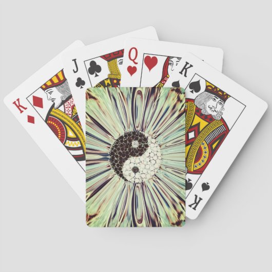 Yin Yang Color Splash Spielkarten (Rückseite)